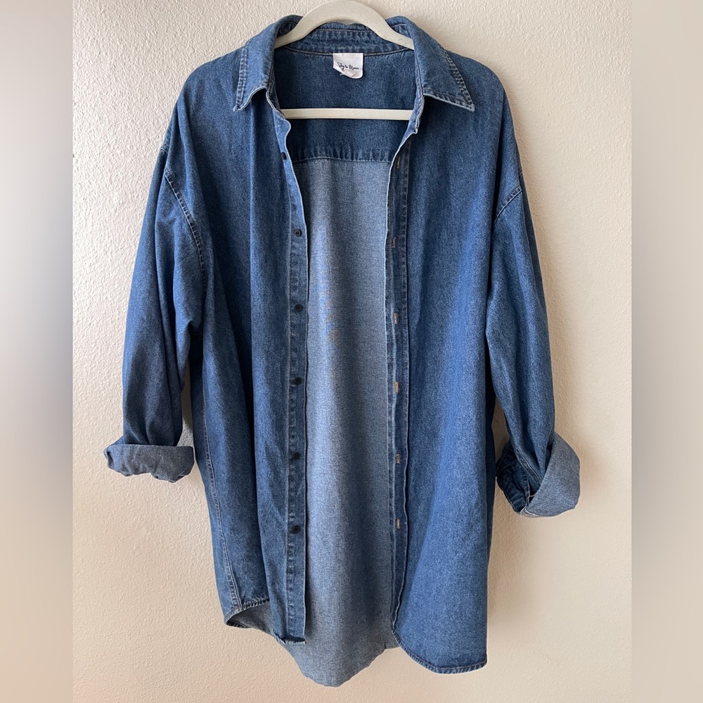 Denim Blue shirt Dress